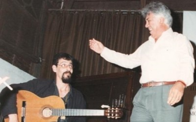 <strong style="color: #ff6600">1996</strong> Junto a Raúl Lavié  · Mundial del Tango · Montevideo, Uruguay